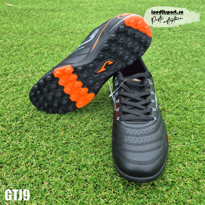 Ghete Fotbal Joma Black Orange Turf - GTJ9 [2]