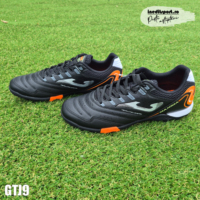 Ghete Fotbal Joma Black Orange Turf - GTJ9 [3]