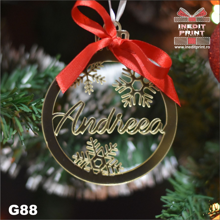 Glob personalizat cu nume MIRROR G88 [2]