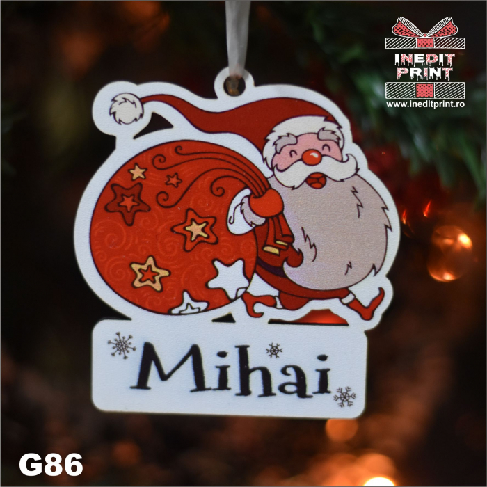 Glob personalizat "Santa is coming" G86 [4]