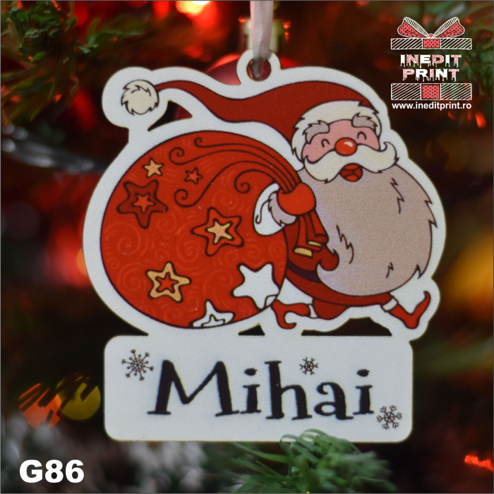 Glob personalizat "Santa is coming" G86 [3]