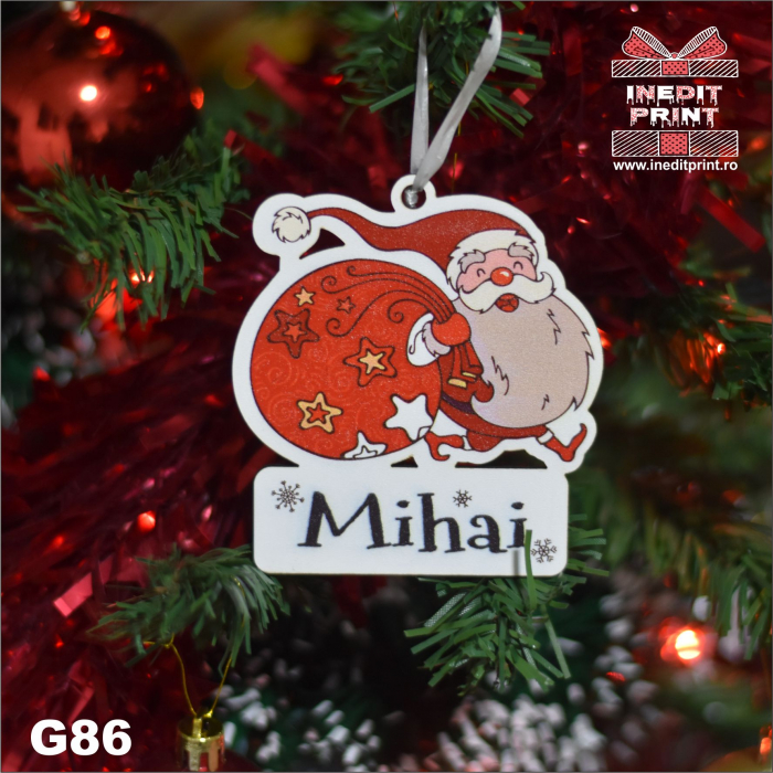 Glob personalizat "Santa is coming" G86 [5]