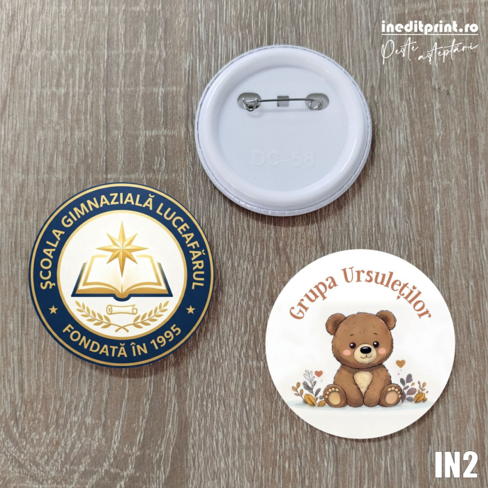Insigne personalizate pentru scoli si gradinite IN2 [4]