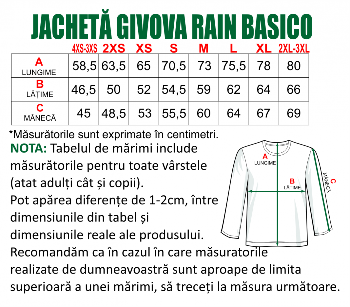 Jachetă ploaie GIVOVA RAIN BASICO [7]