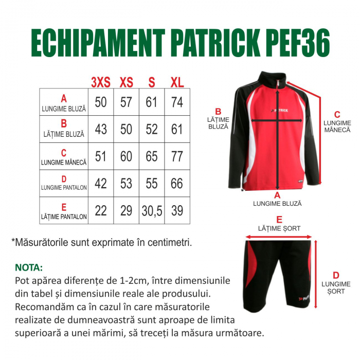 Kit echipament bluza fleece si bermude PATRICK  PEF36 [5]