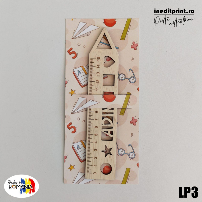 Liniar personalizat nume + cartonas decorativ LP3 [3]