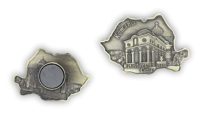 Magnet metalic Manastirea Cozia bronz SVR150 [2]