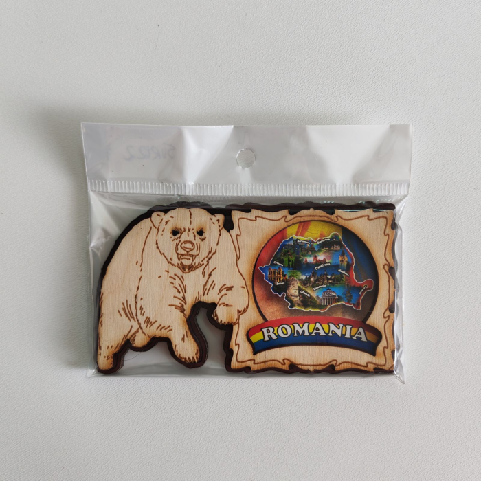 Magnet Urs si Harta Romaniei SVR122 [2]