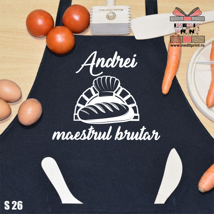 Șorț personalizat Maestrul brutar S26 [4]