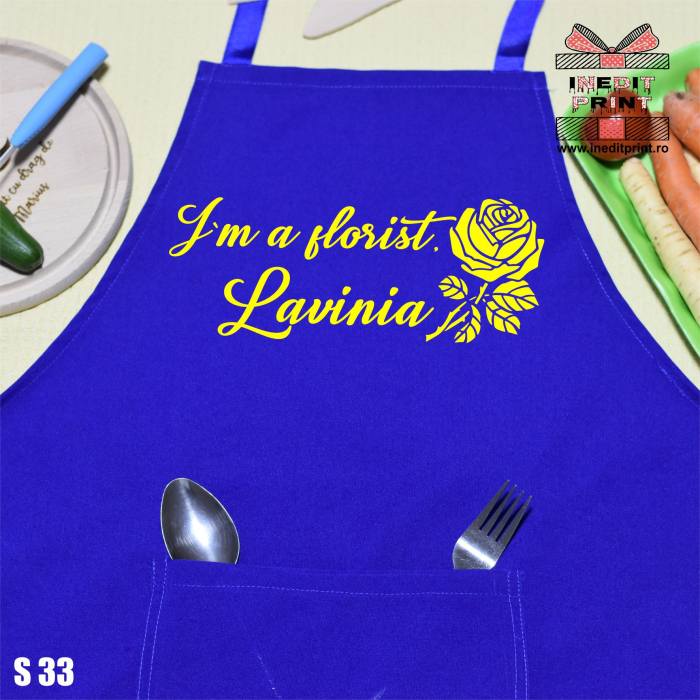 Șorț personalizat I`m florist S33 [4]
