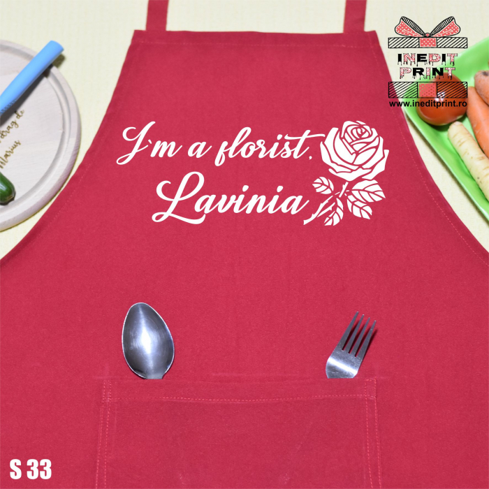 Șorț personalizat I`m florist S33 [2]