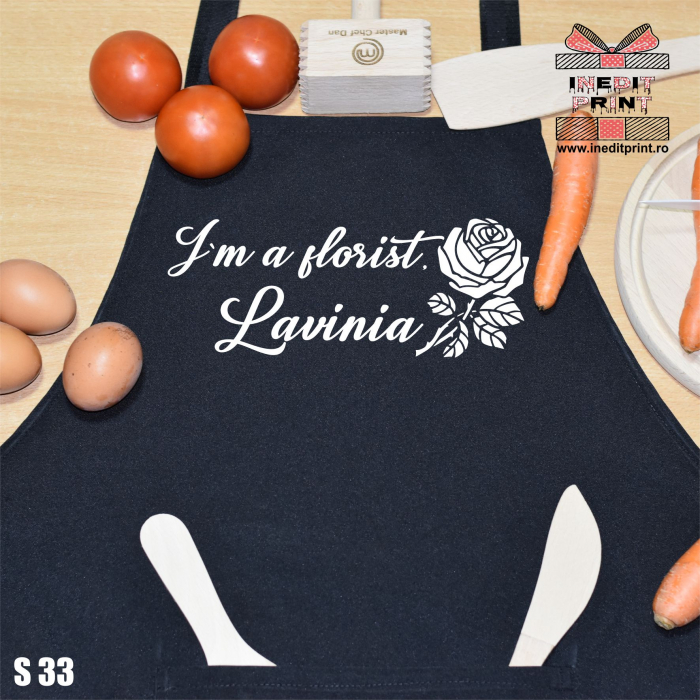 Șorț personalizat I`m florist S33 [3]