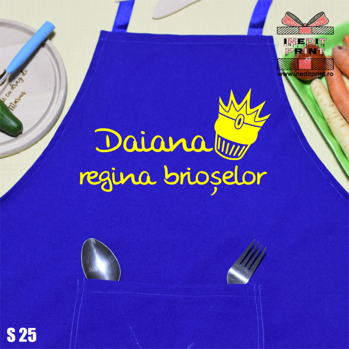 Șorț personalizat Regina brioșelor S25 [3]