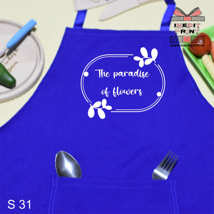 Șorț personalizat Flowers S31 [4]