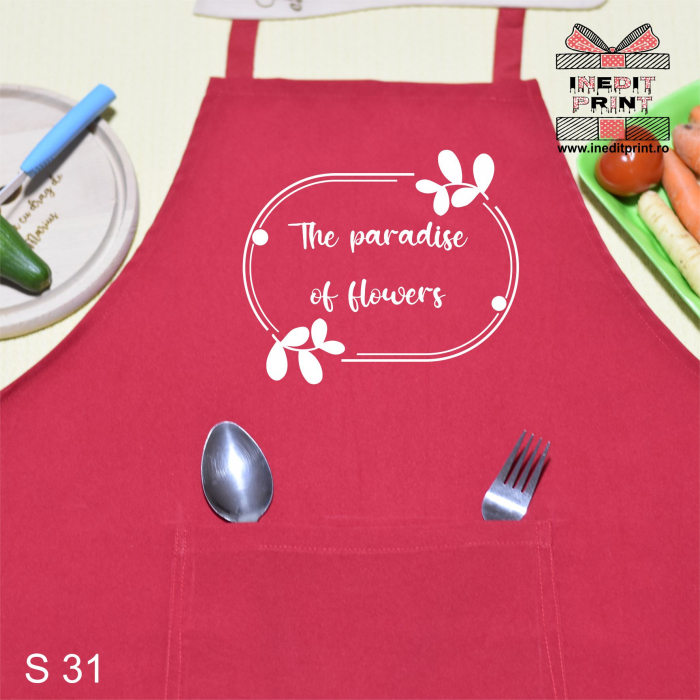 Șorț personalizat Flowers S31 [6]