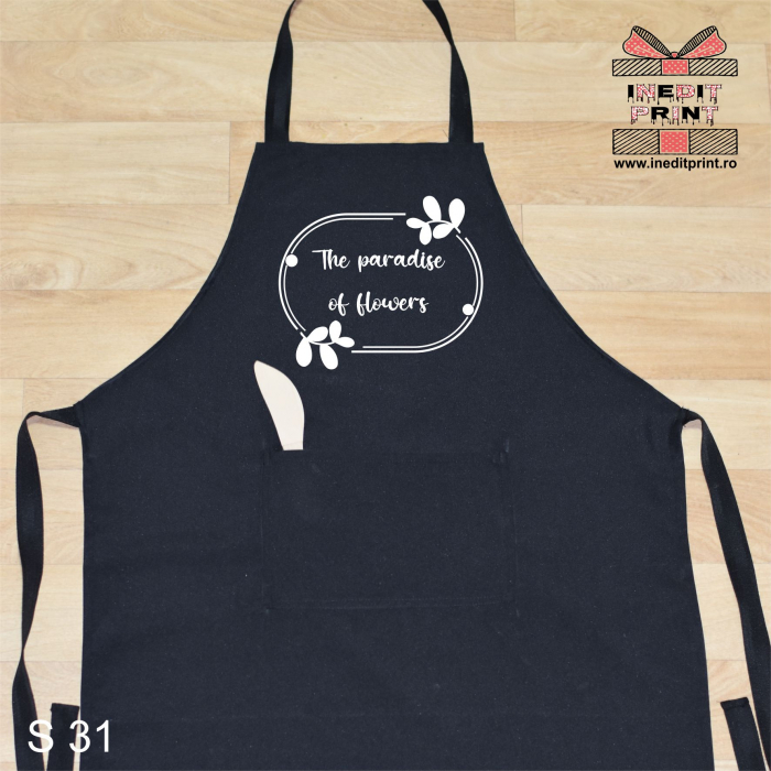 Șorț personalizat Flowers S31 [5]