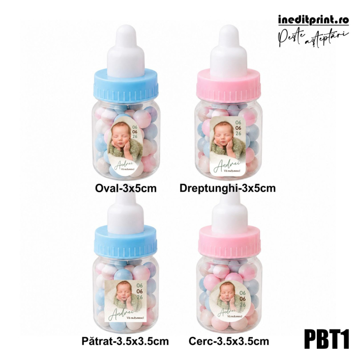 Pachet Botez - punga si eticheta personalizata PBT1 [3]