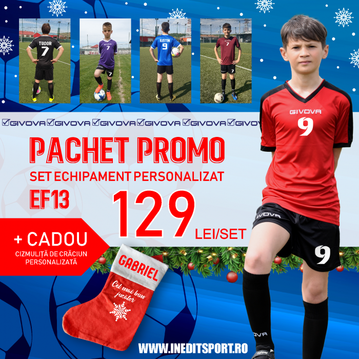 PACHET PROMO KIT GIVOVA Echipament fotbal personalizat copii si adulti PEF13PP [1]