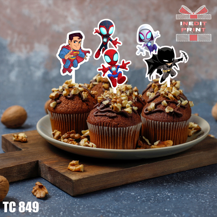 Pachet toppere tort UV Eroii Marvel TC849 [2]