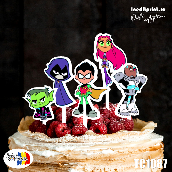 Pachet toppere tort UV Tinerii Titani TC1087 [1]
