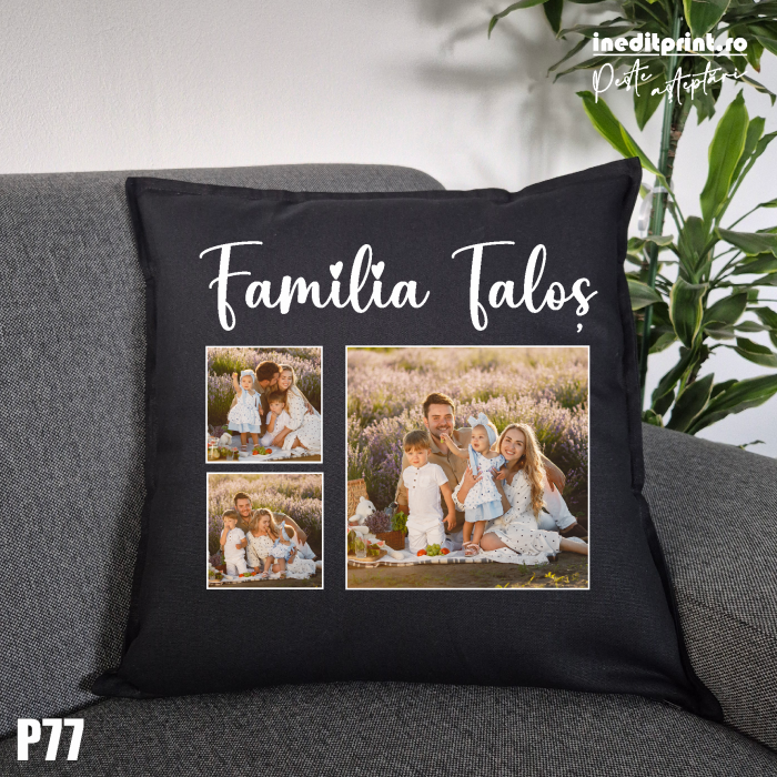 Perna Personalizata cu poze Familie - P77 [1]