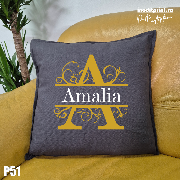 Perna Personalizata Initala si Nume - P51 [2]