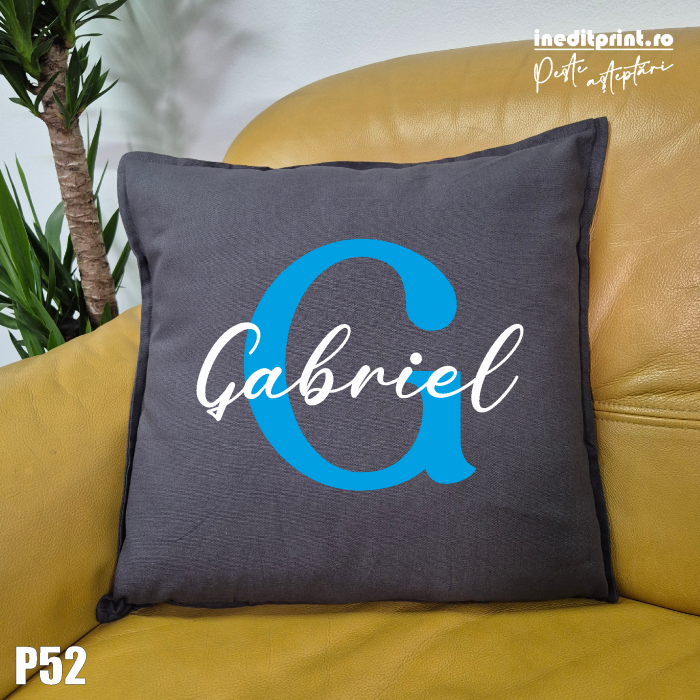 Perna Personalizata Nume si Initiala - P52 [1]