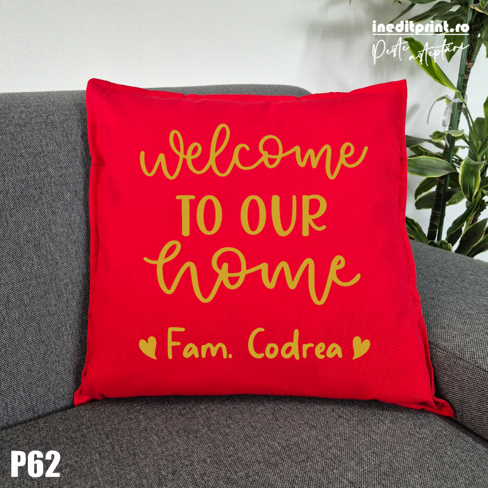 Perna Personalizata Welcome - P62 [2]