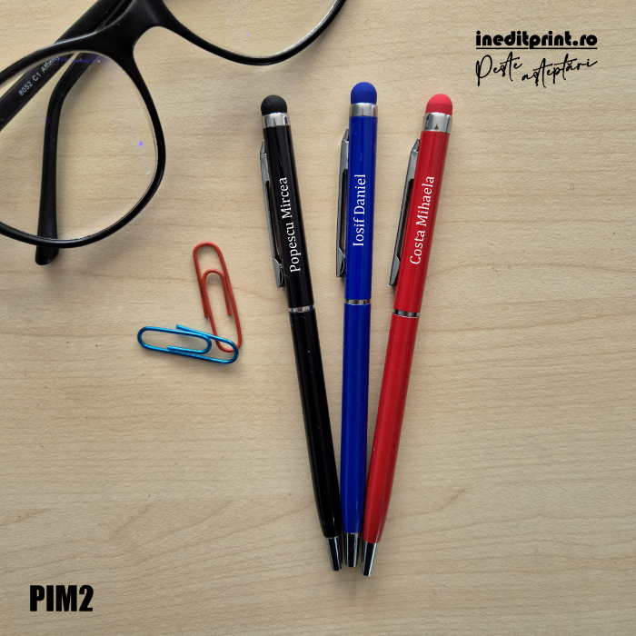 Pix metalic stylus pentru ecrane personalizat PM2 [2]