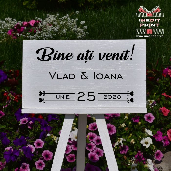 Plăcuță Întâmpinare 