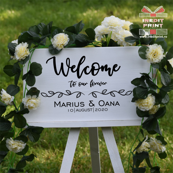 Plăcuță Întâmpinare "Welcome" Personalizată PN56 [2]
