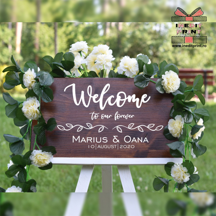 Plăcuță Întâmpinare "Welcome" Personalizată PN56 [5]