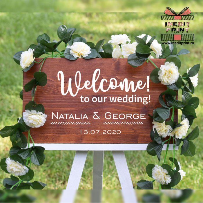 Plăcută Întâmpinare "Welcome" Personalizată PN42 [2]
