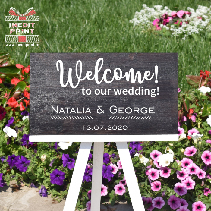 Plăcută Întâmpinare "Welcome" Personalizată PN42 [4]