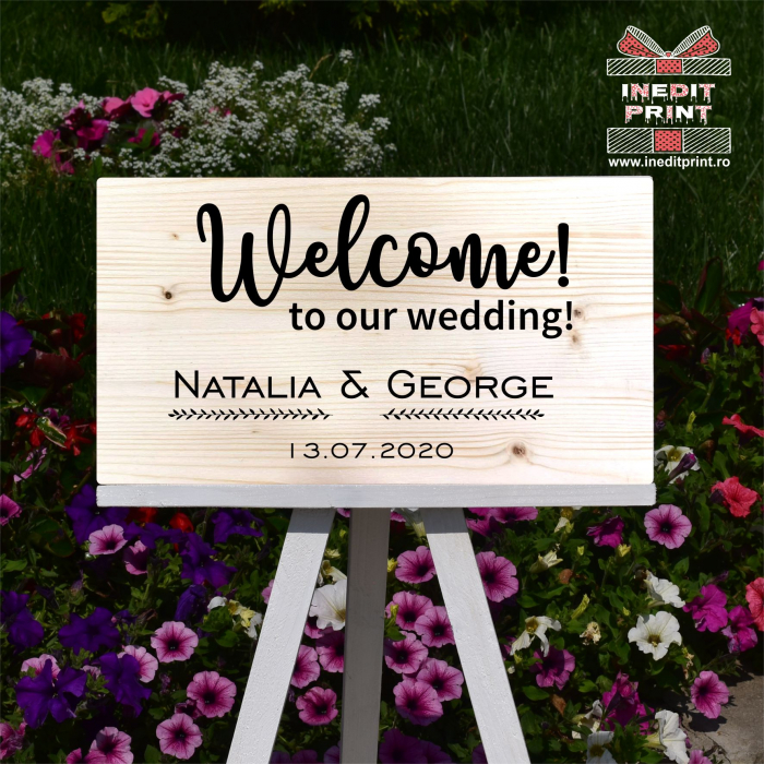 Plăcută Întâmpinare "Welcome" Personalizată PN42 [6]