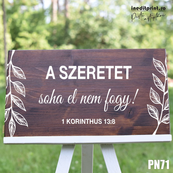 Plăcută Întâmpinare Verset Personalizată PN71 [5]