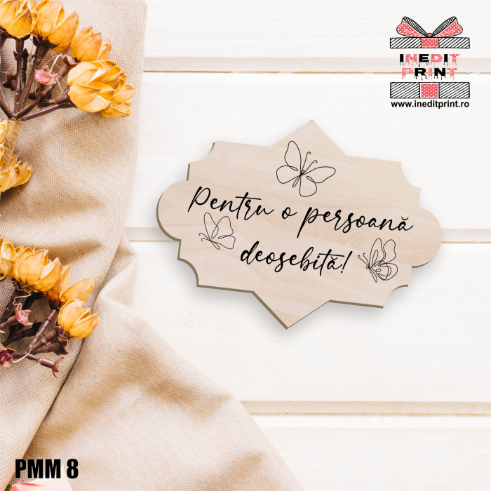 Plăcuță Mesaj Persoana deosebita PMM8 [2]