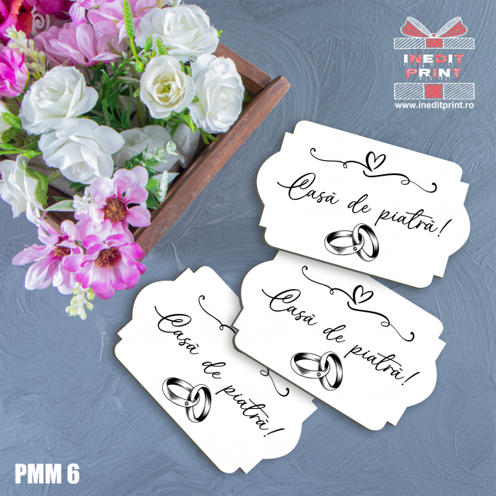 Plăcuță Mesaj Casă de piatră PMM6 [2]