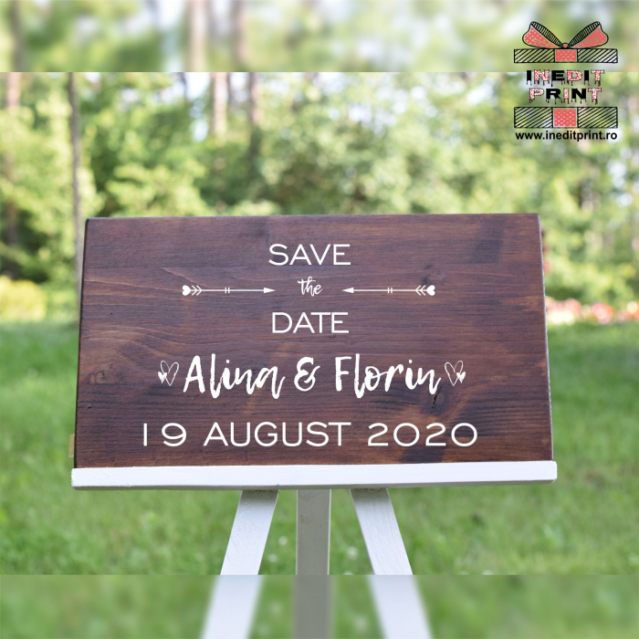 Placuta personalizata Save The Date STD11 [3]