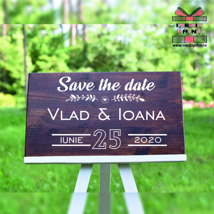 Placuta personalizata Save The Date STD12 [5]