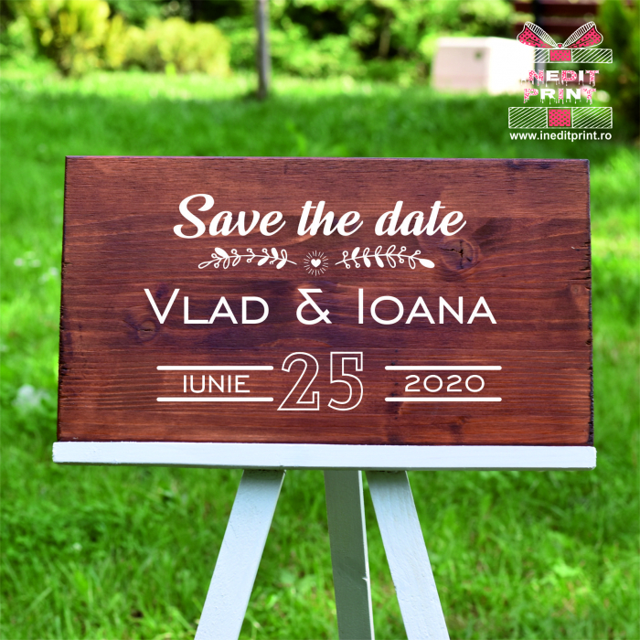Placuta personalizata Save The Date STD12 [4]