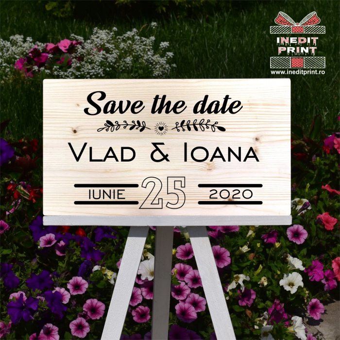 Placuta personalizata Save The Date STD12 [3]