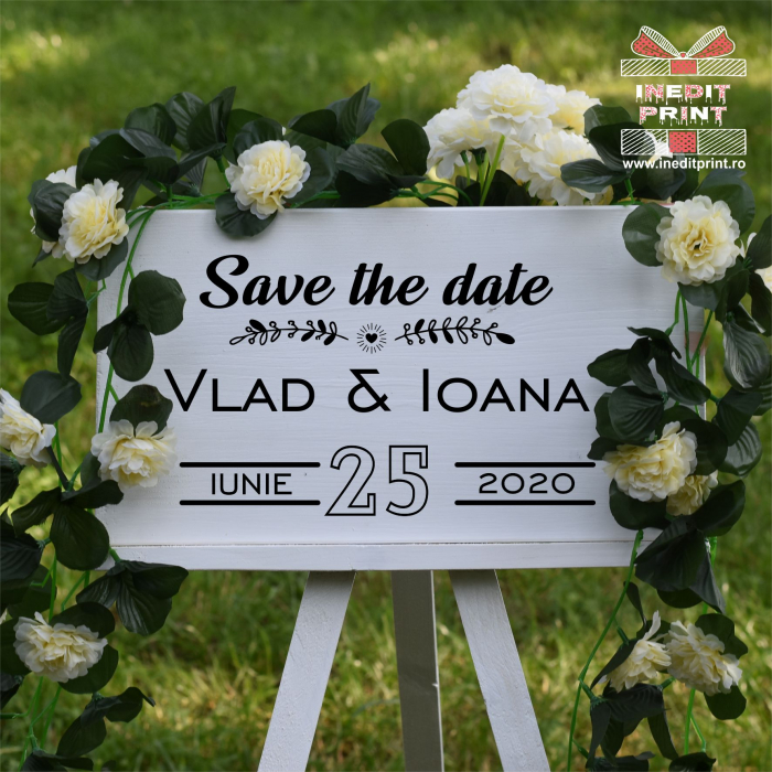 Placuta personalizata Save The Date STD12 [2]