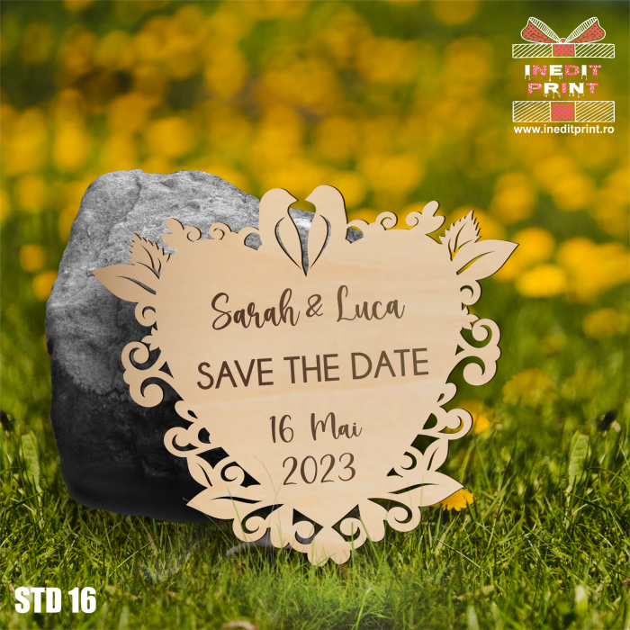 Placuta personalizata Save The Date STD16 [2]