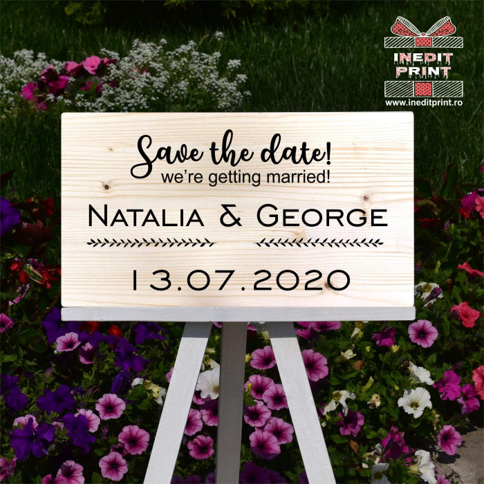 Placuta personalizata Save The Date STD6 [5]