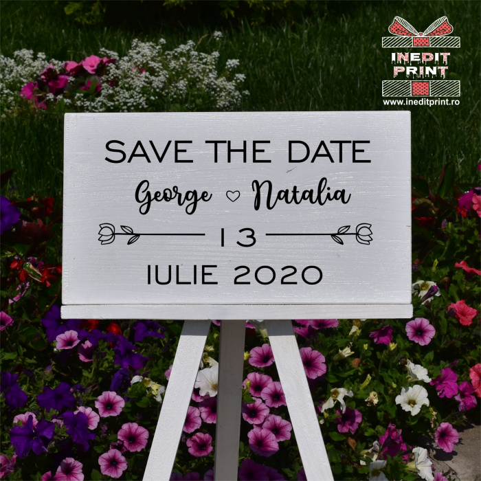 Placuta personalizata Save The Date STD7 [2]