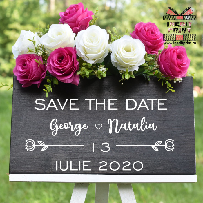 Placuta personalizata Save The Date STD7 [3]