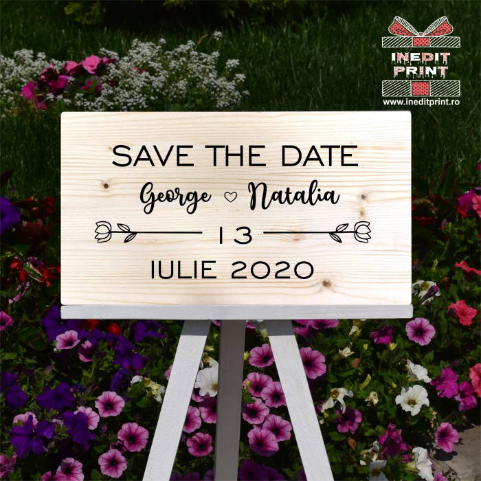 Placuta personalizata Save The Date STD7 [5]