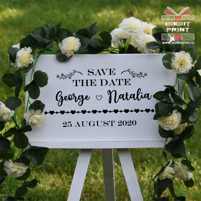 Placuta personalizata Save The Date STD8 [2]