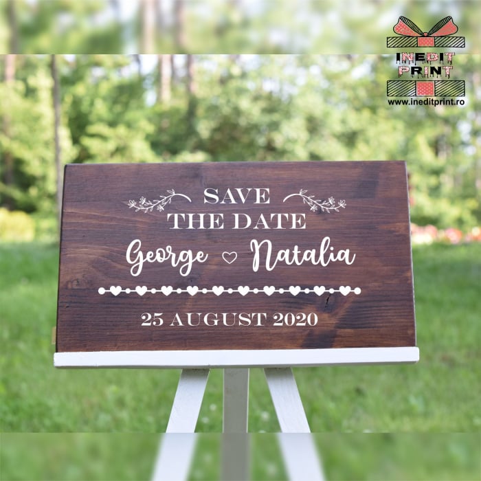 Placuta personalizata Save The Date STD8 [4]